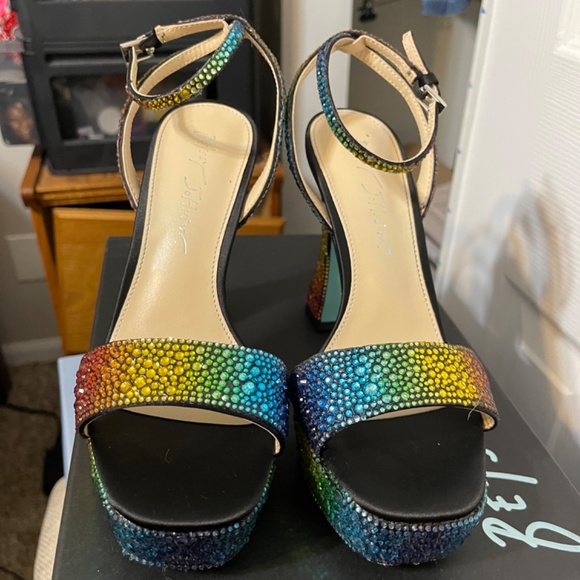 Betsy Johnson colorful heels - Picture 6 of 11